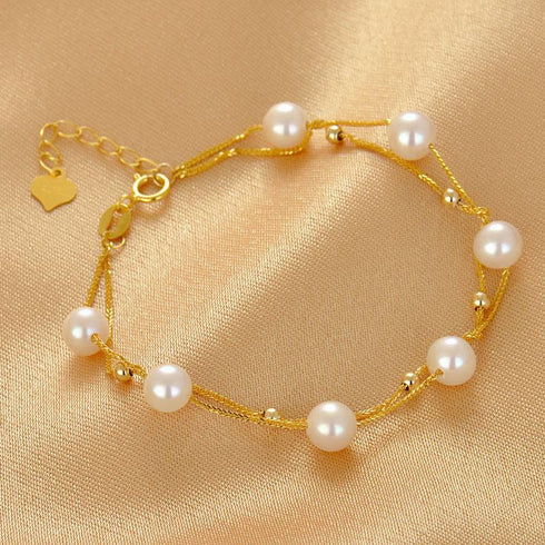 Layered Freshwater Pearl Bracelet - House Of Pearls